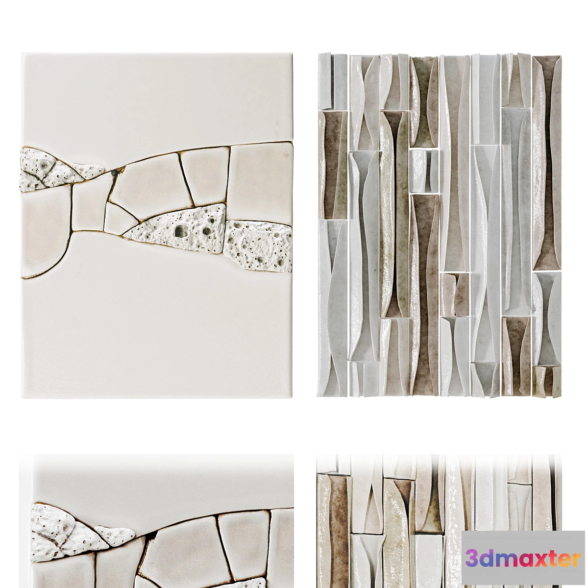 1429542 - Set of two ceramic panels 3D Max