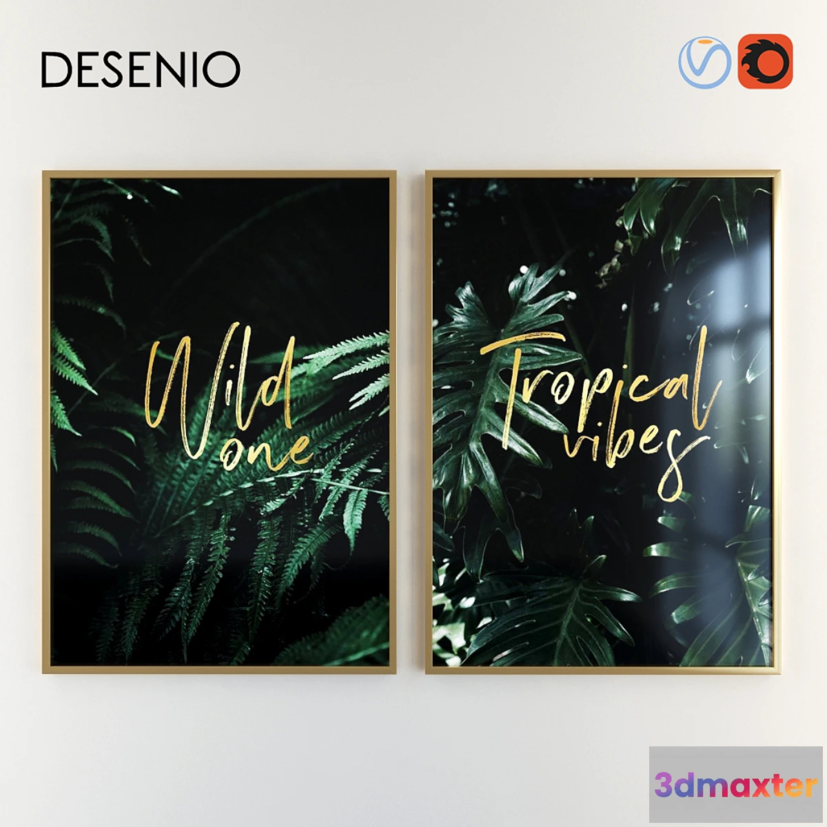 1430048 - Double Posters Vol.18 3D Max