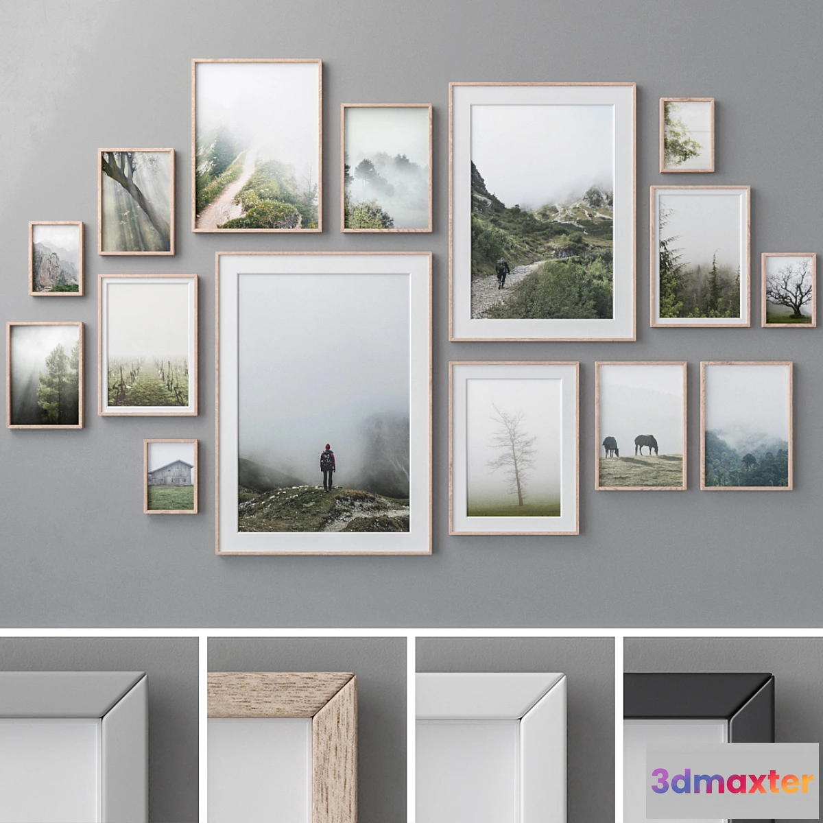 1430238 - Photo Frames Set 1006 3D Max