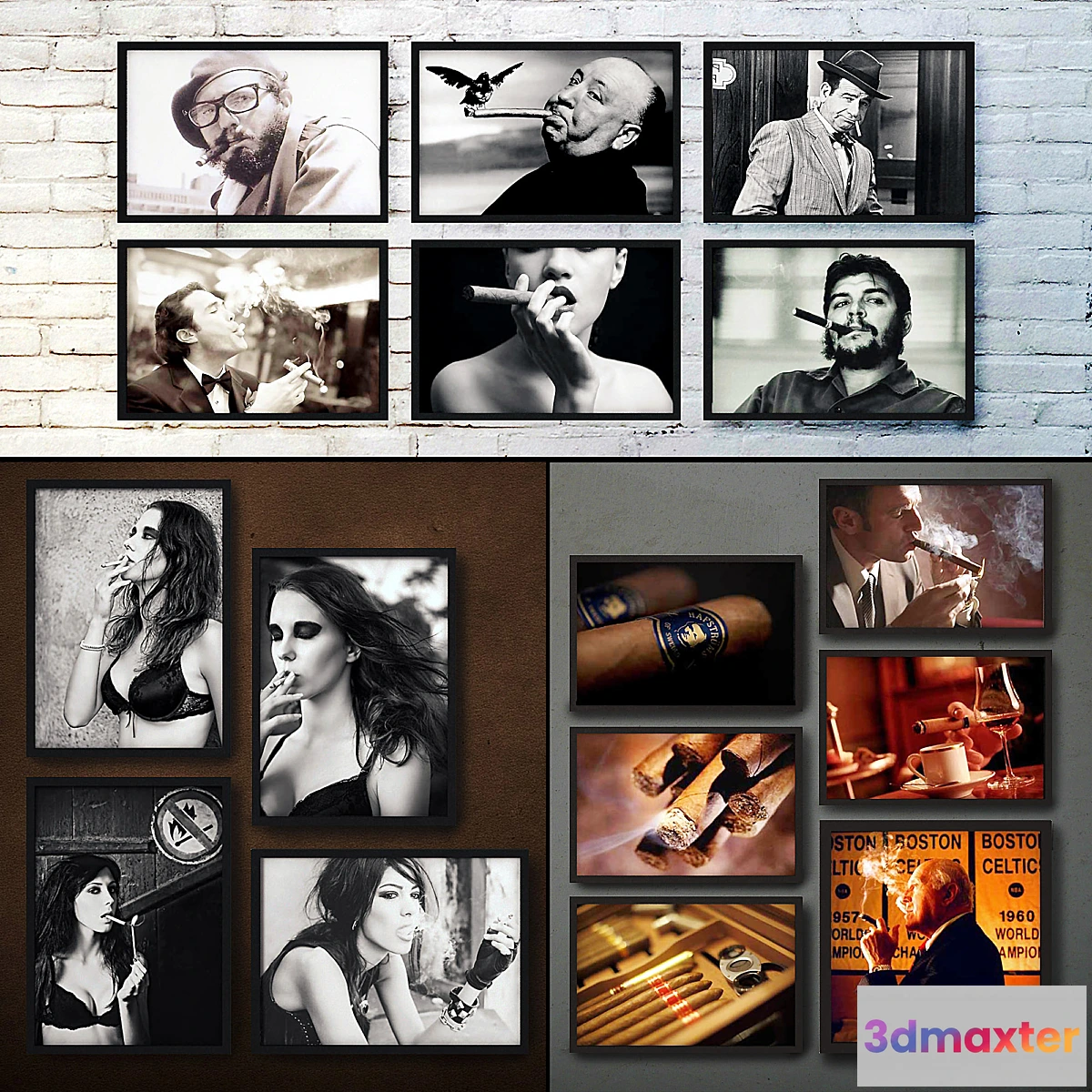 1430428 - The picture in the frame. Collection 124 3D Max