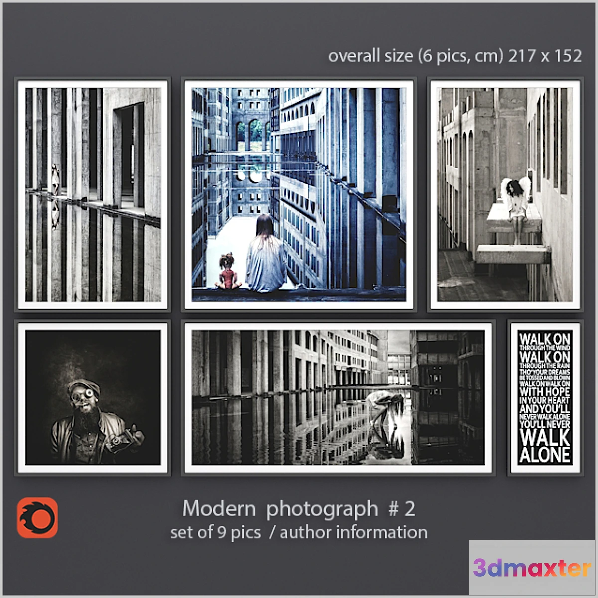 1432800 - Modern photograph 2 3D Max