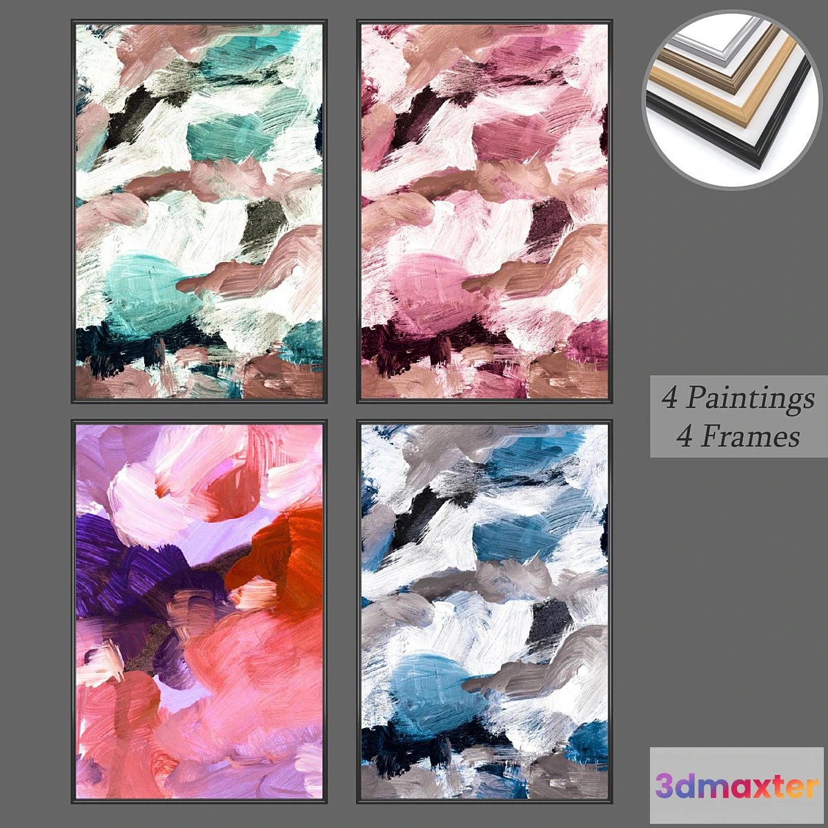 1433512 - Set from wall paintings No 592 3D Max