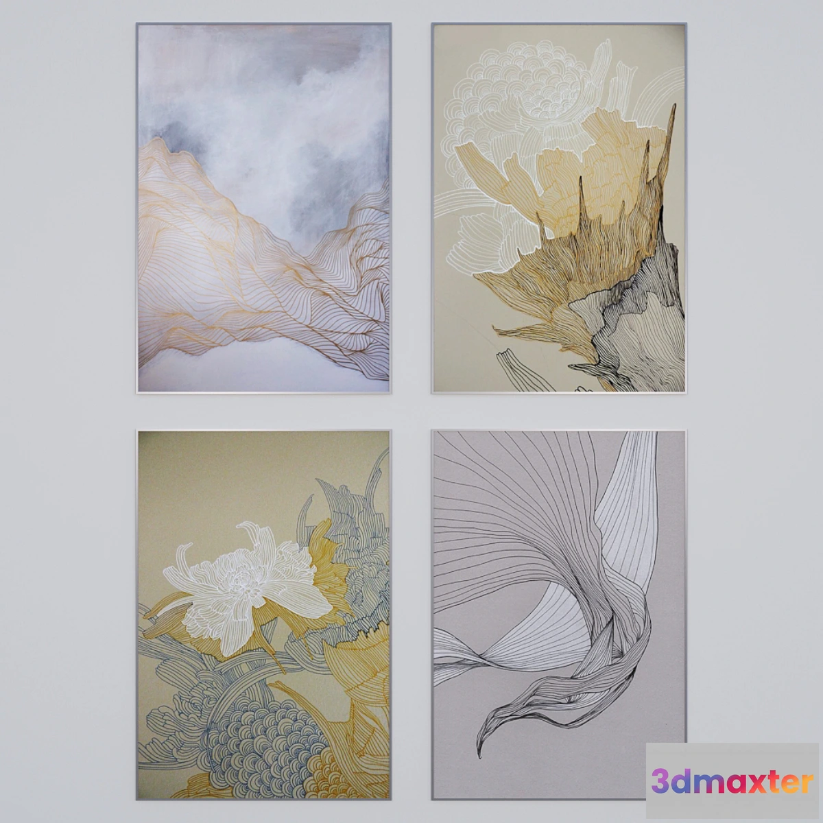 1433668 - Wall Pictures 32 3D Max