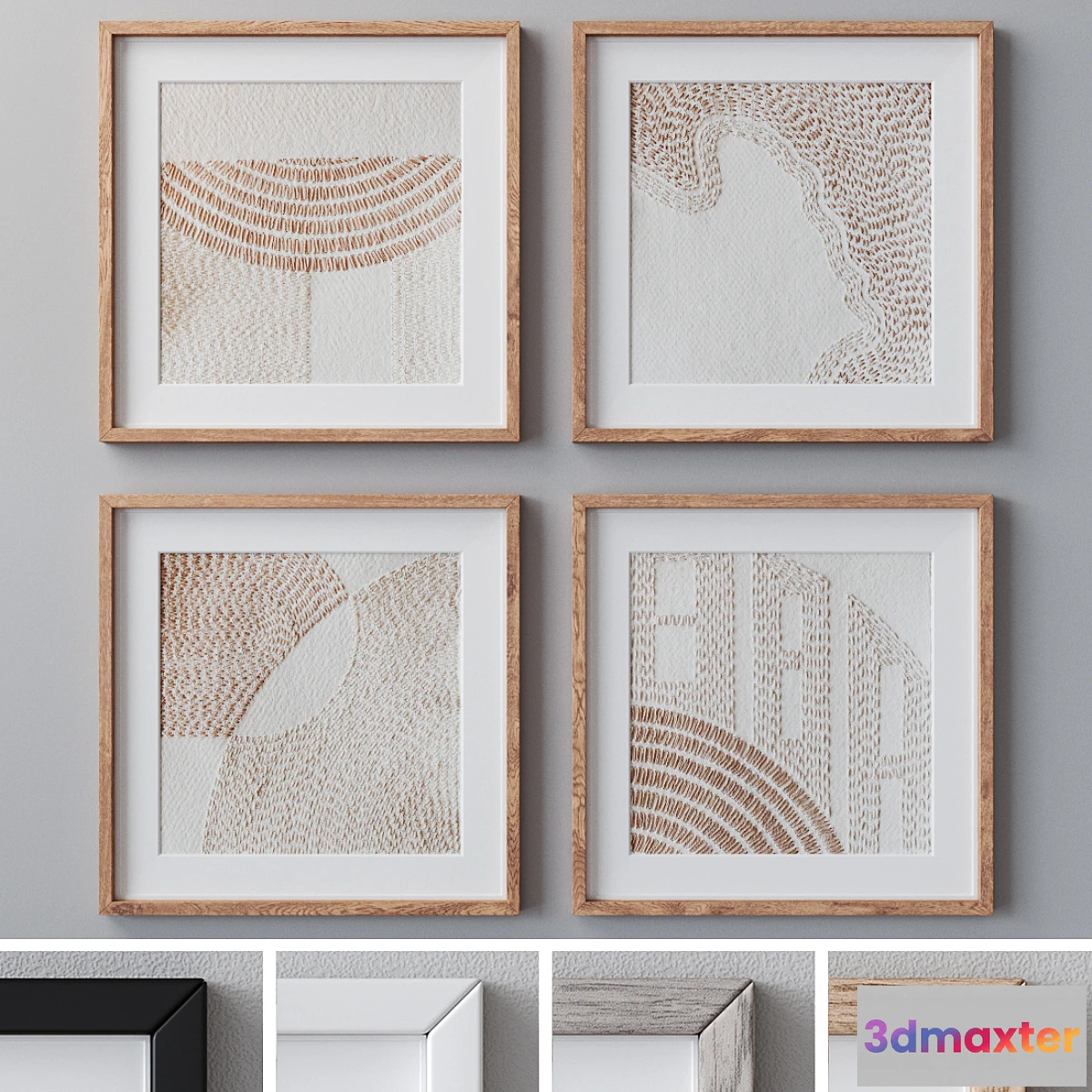 1435464 - Photo Frames Set 1216 3D Max