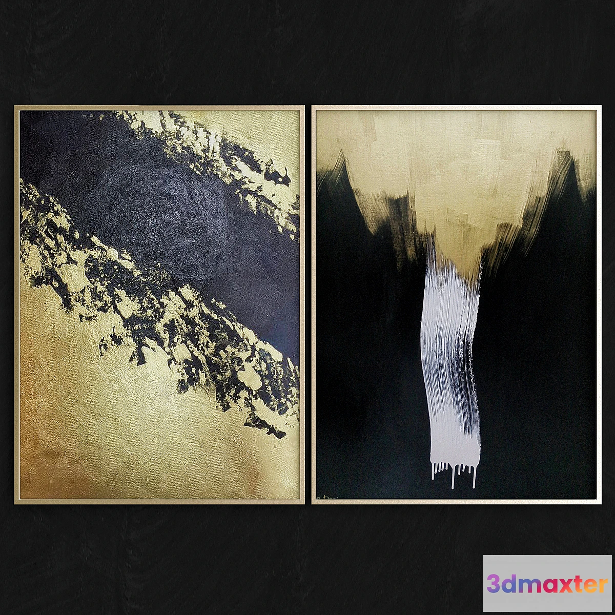 1437668 - Abstract art frames_5 3D Max