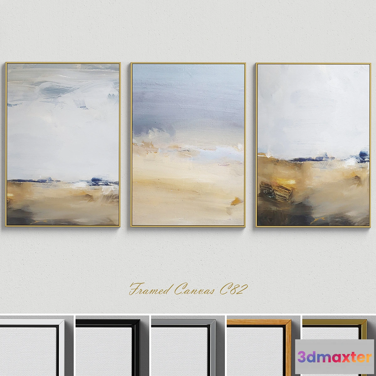 1438756 - Framed Canvas C-82 3D Max