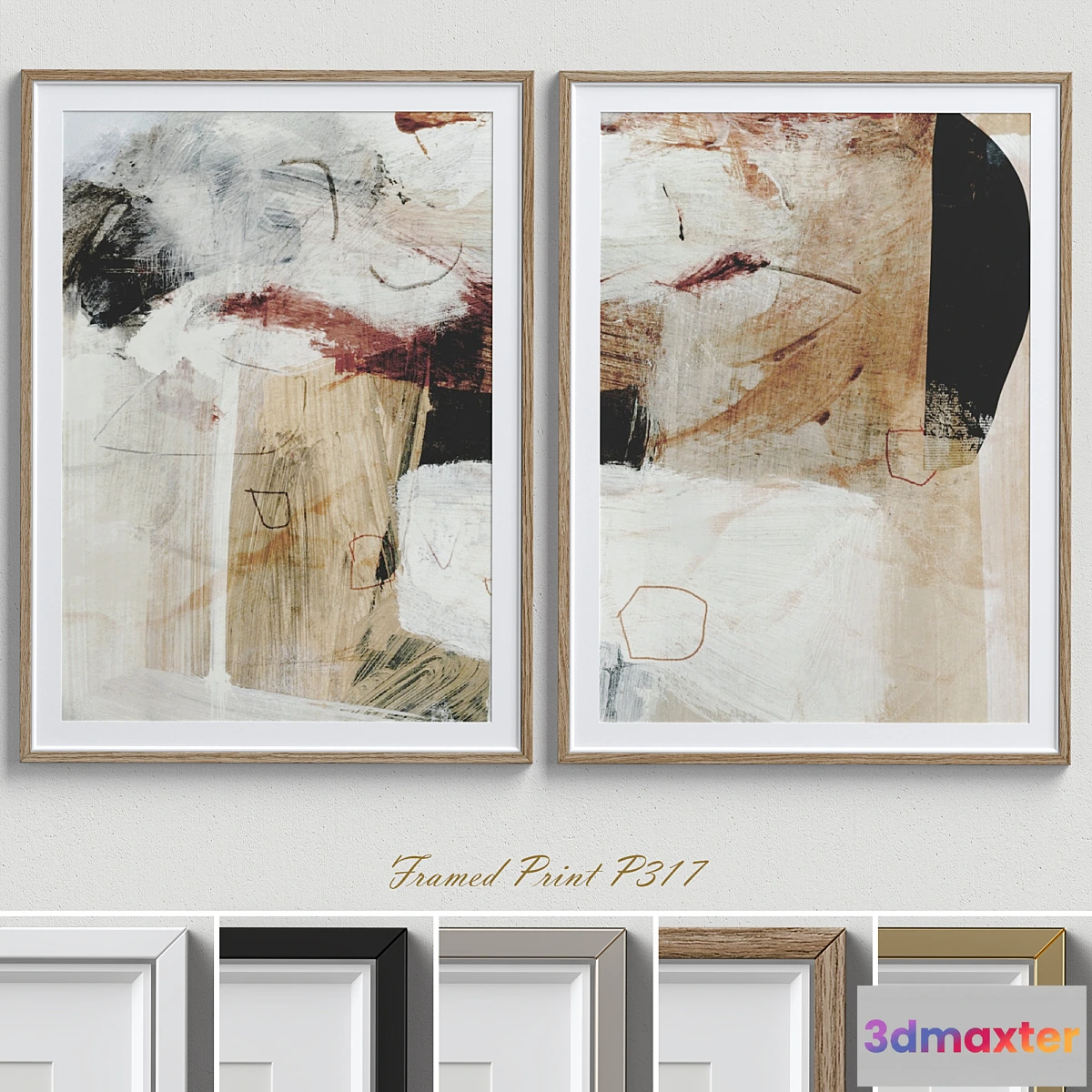 1441044 - Framed Print P-317 3D Max