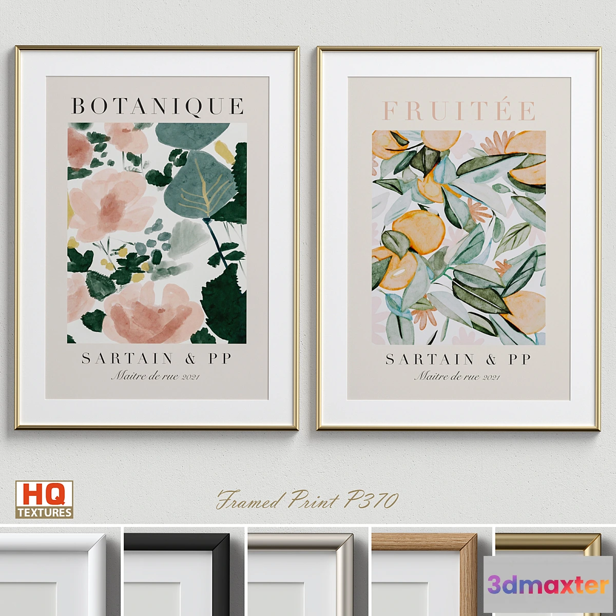 1443184 - Framed Print P-370 3D Max