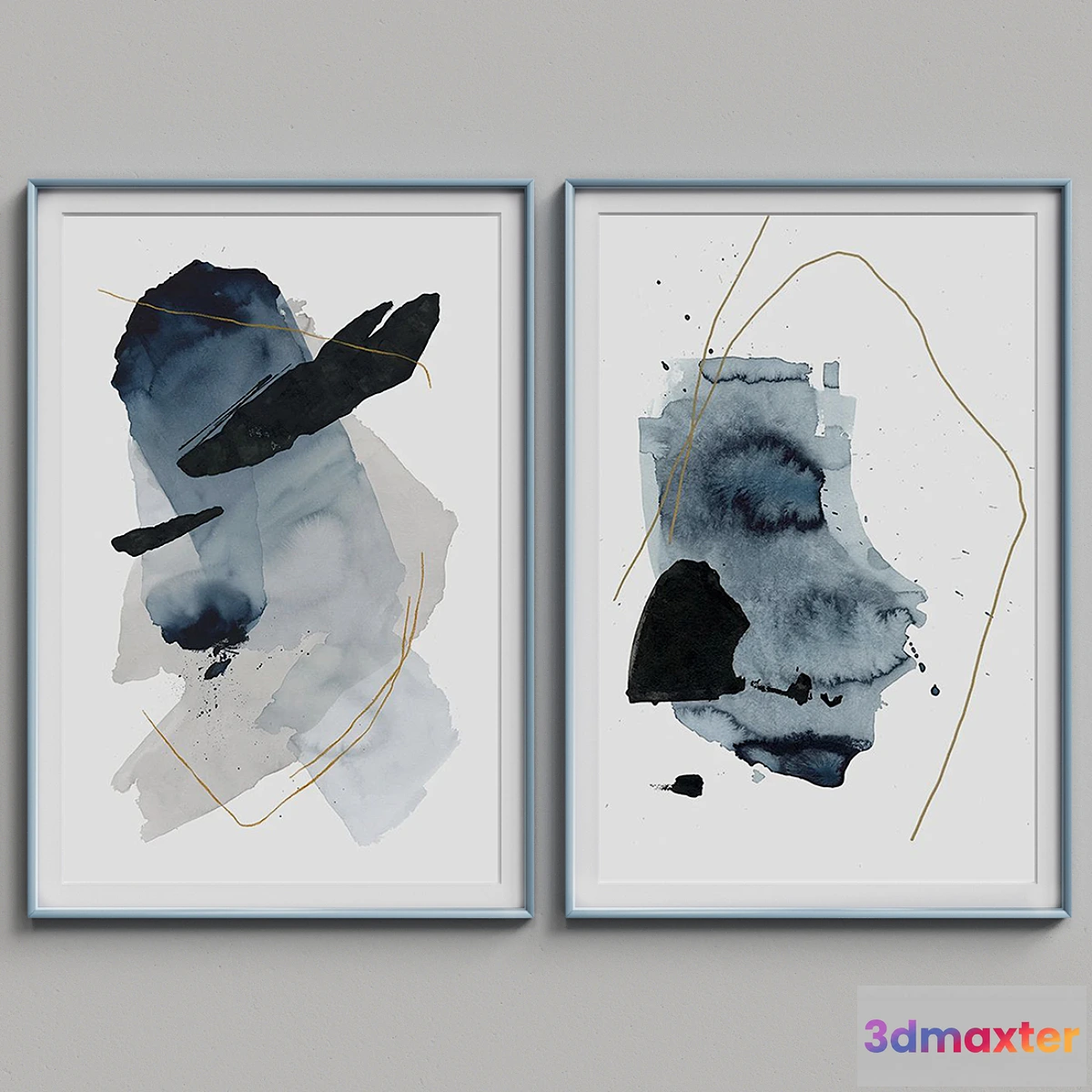 1443344 - Nice Picture Frames Set 26 3D Max