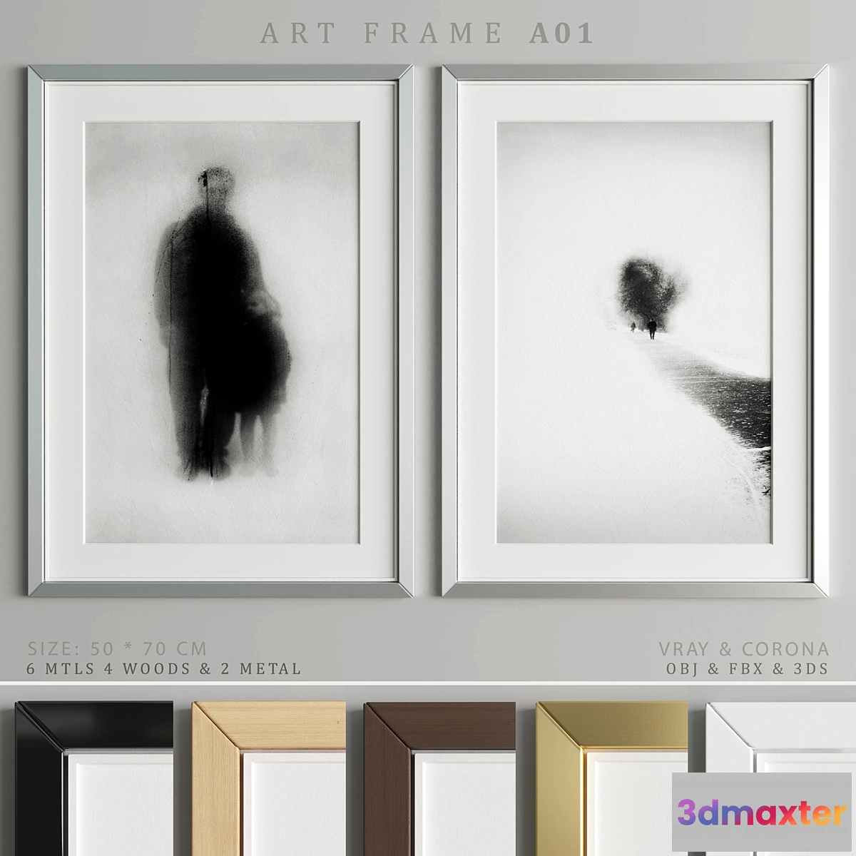 1443894 - Art Frame A01 3D Max