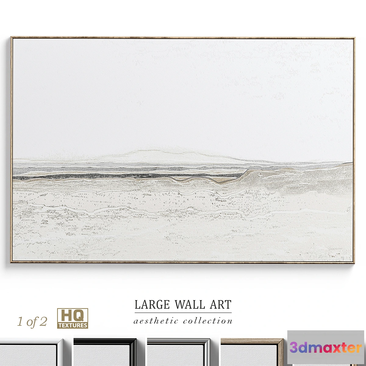 1444110 - Large Panoramic Abstract Wall Art C-353 3D Max