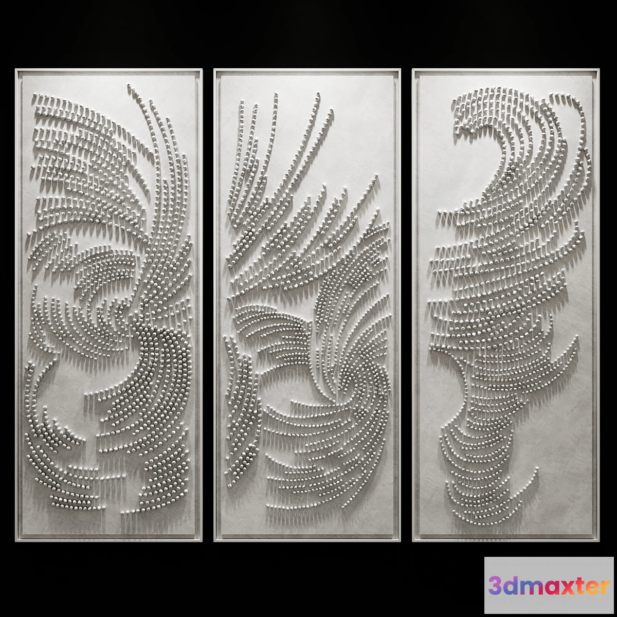 1445354 - ART wall sculptures 01 3D Max
