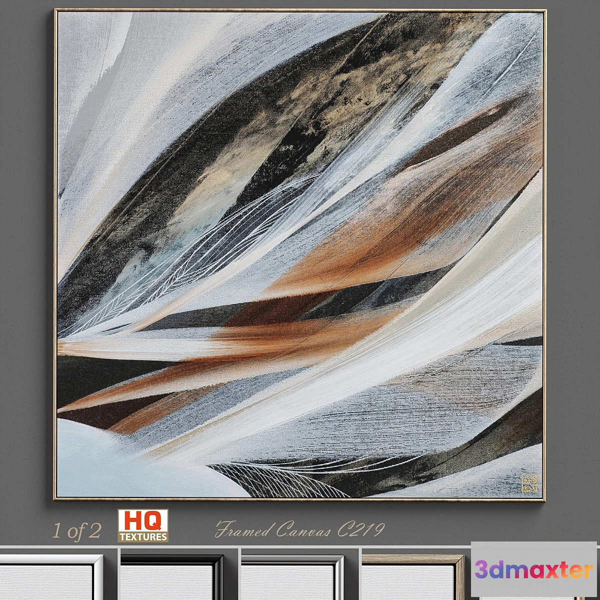 1446830 - Large Living Room Wall Art C-219 3D Max