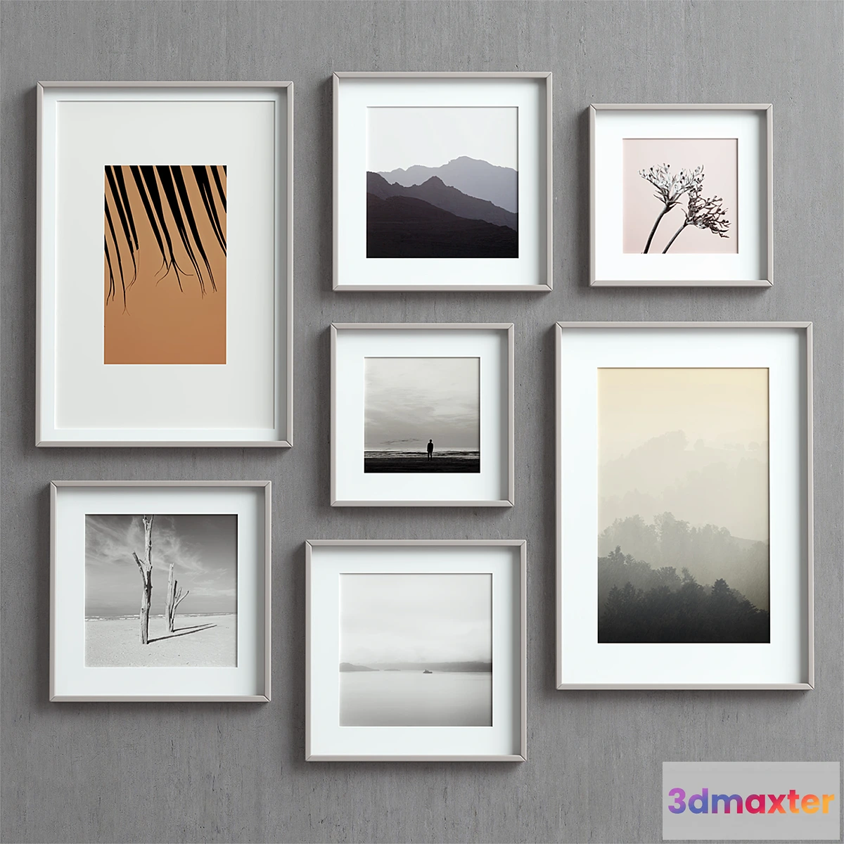 1449594 - Picture Frames Set-69 3D Max