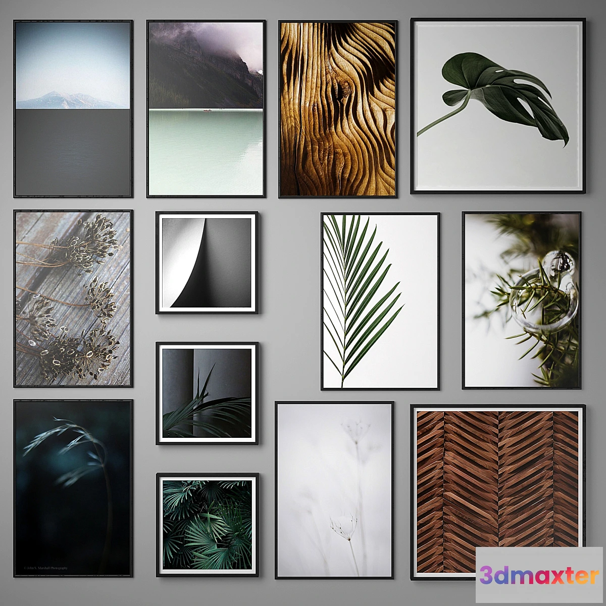 1451366 - Set of paintings 70 3D Max