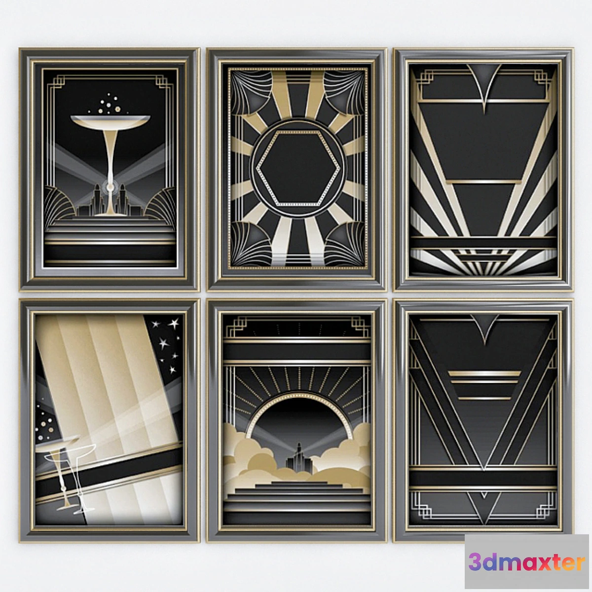 1452388 - Art Deco 3D Max