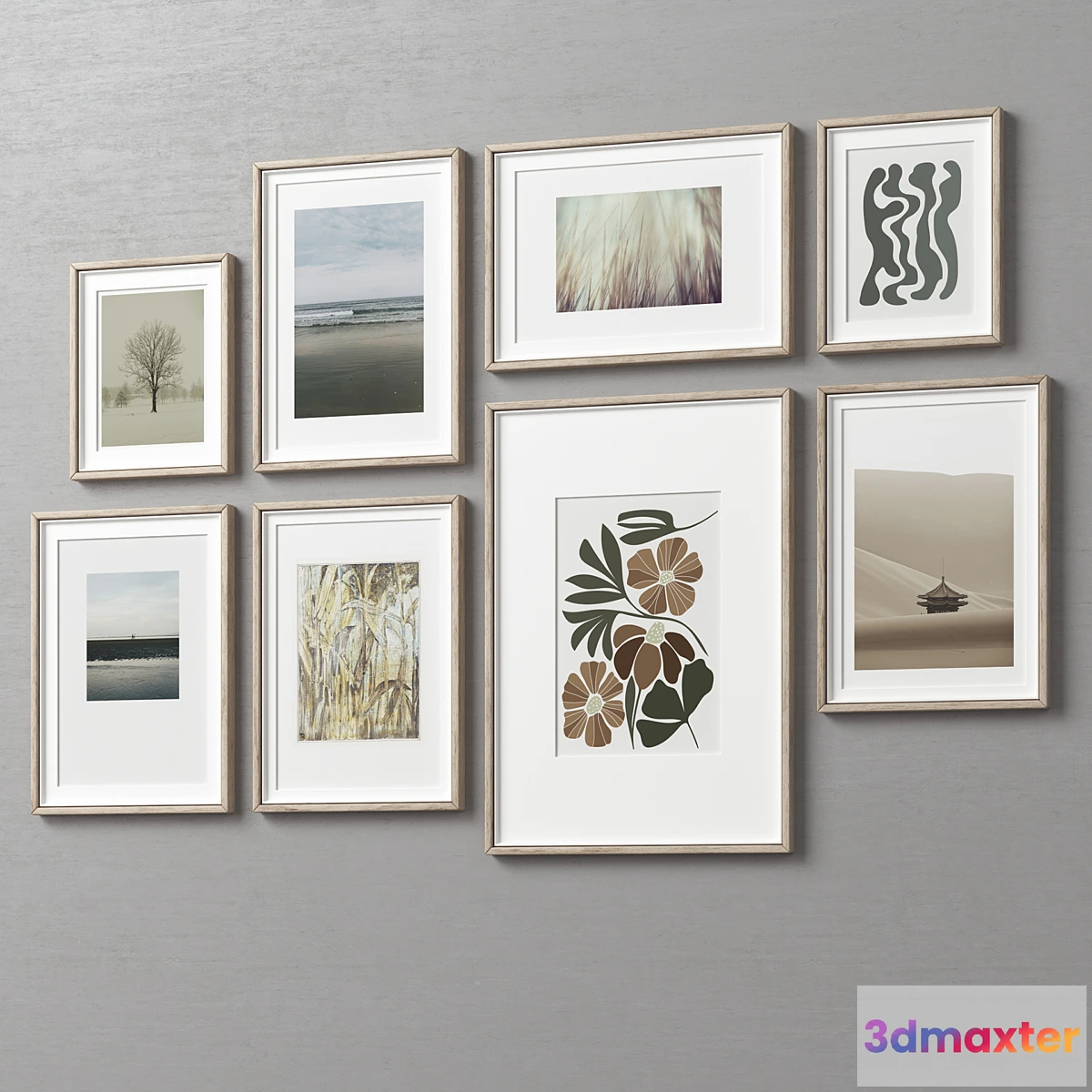 1452486 - Picture Frames Set -488 3D Max