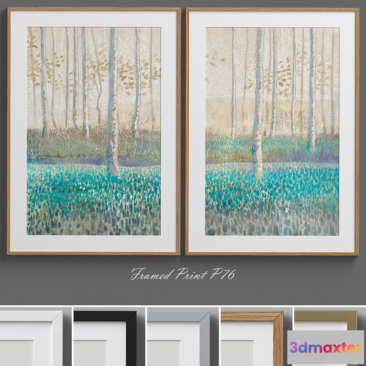 1452528 - Framed Print P-76 3D Max