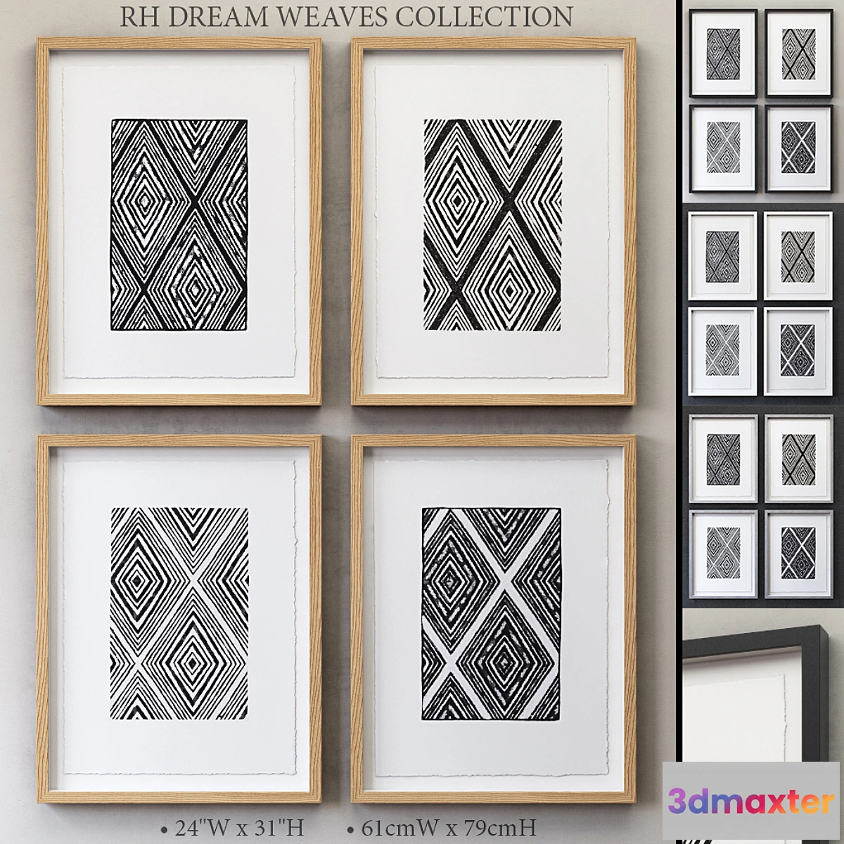 1452852 - RH DREAM WEAVES COLLECTION 3D Max