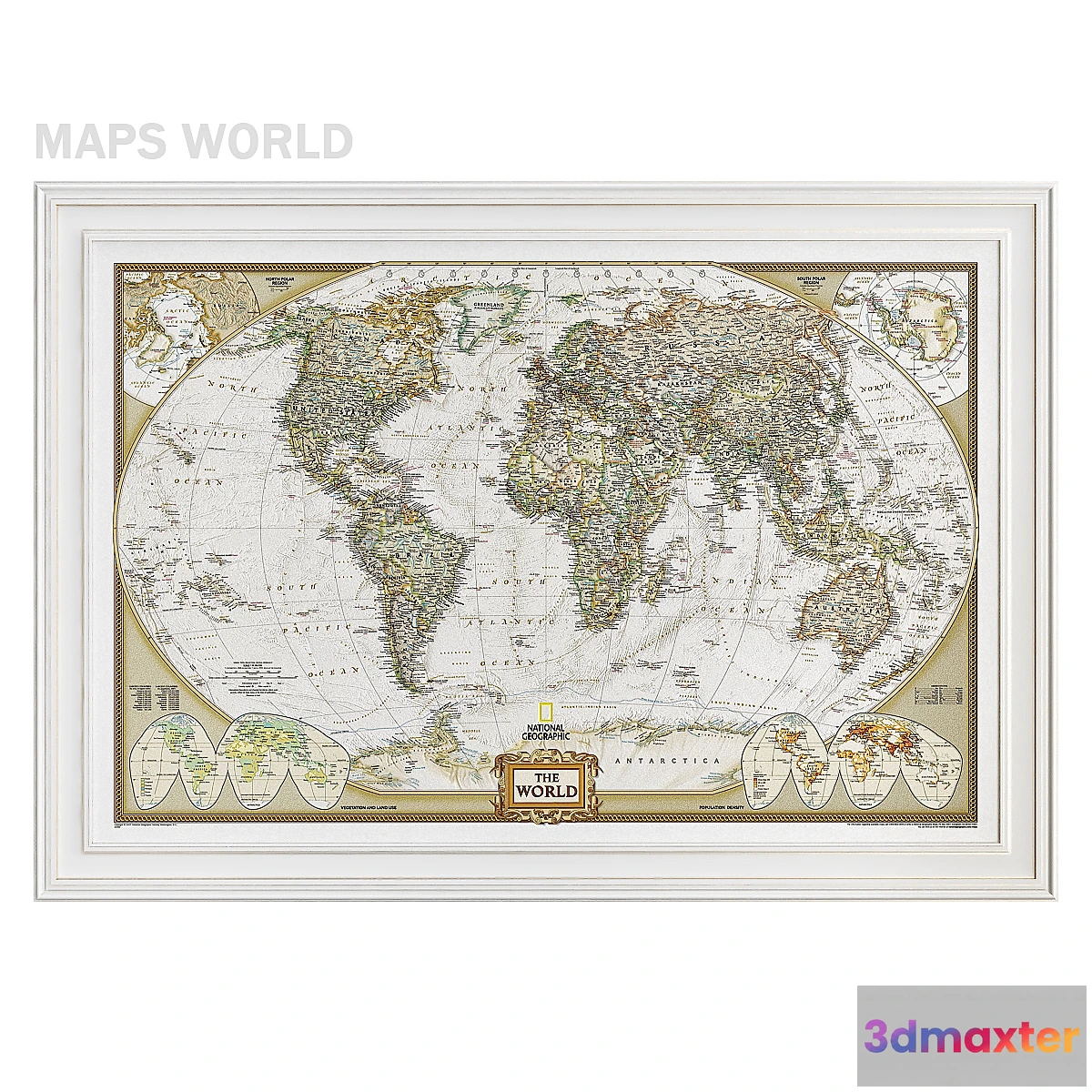 1453764 - World map 3D Max