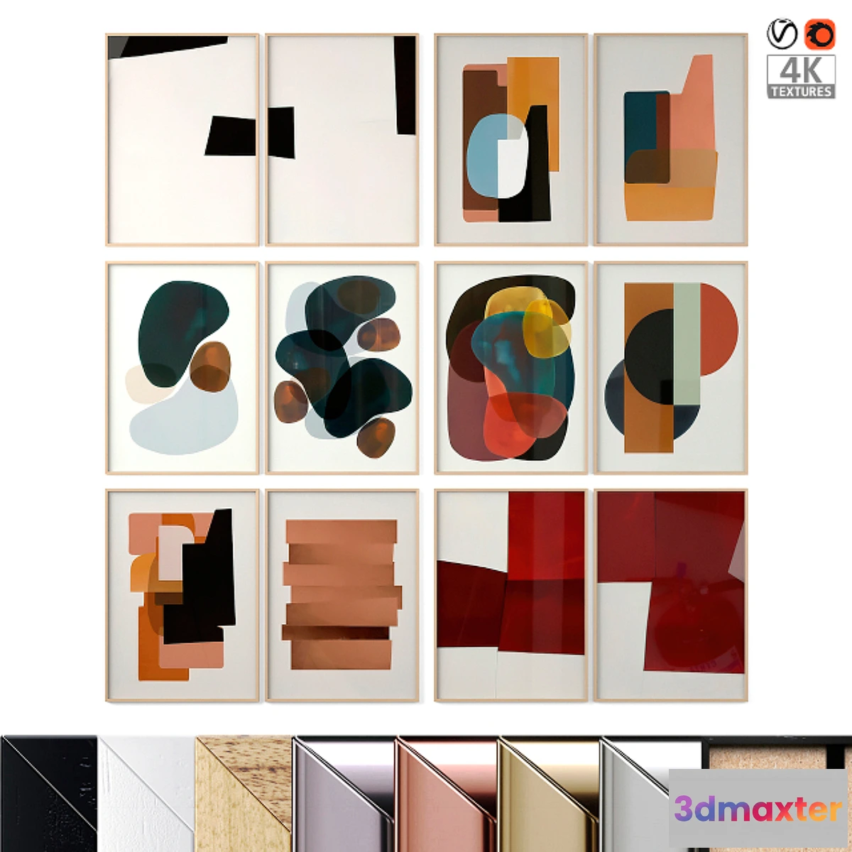 1457588 - Abstract posters 3D Max