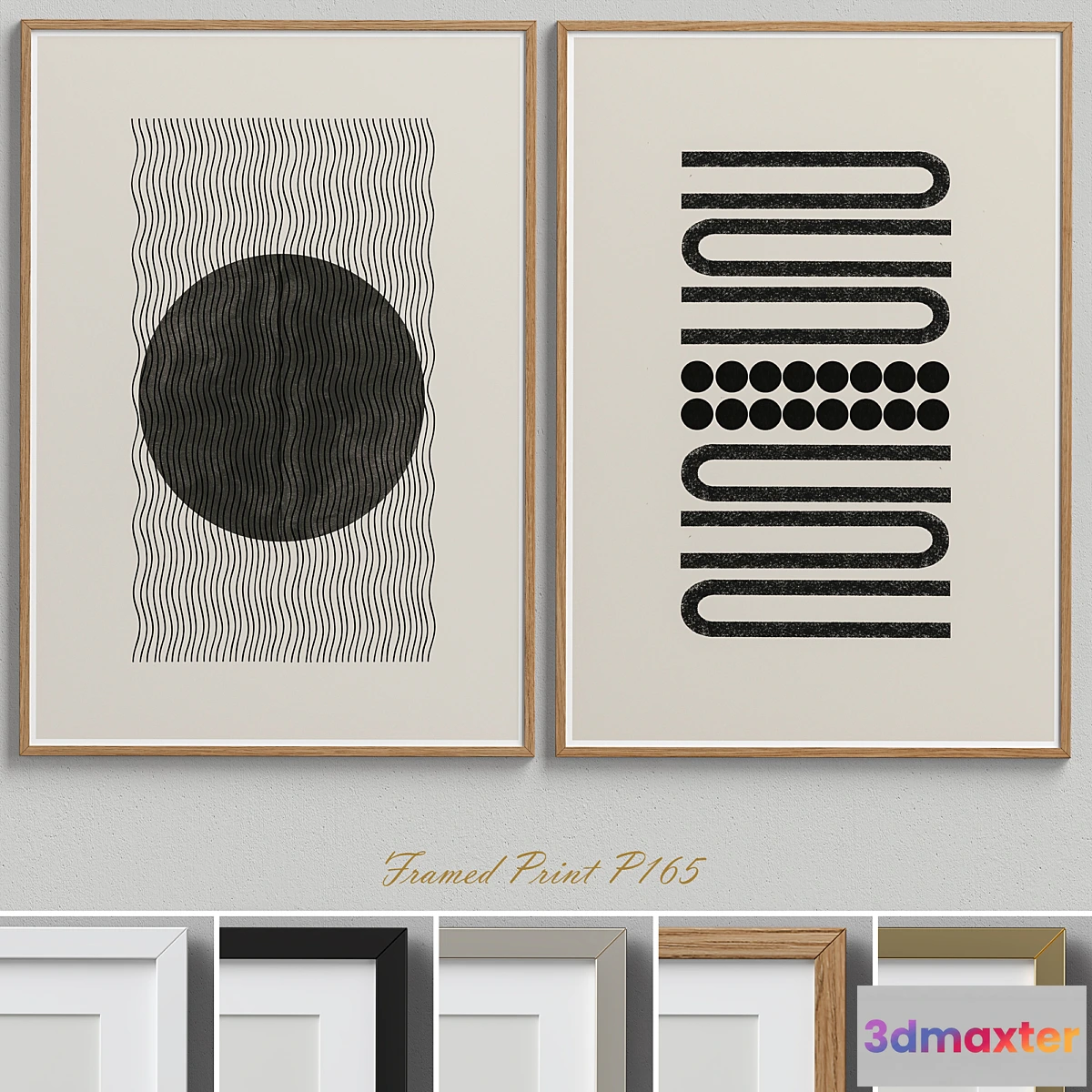 1458394 - Framed Print P-165 3D Max