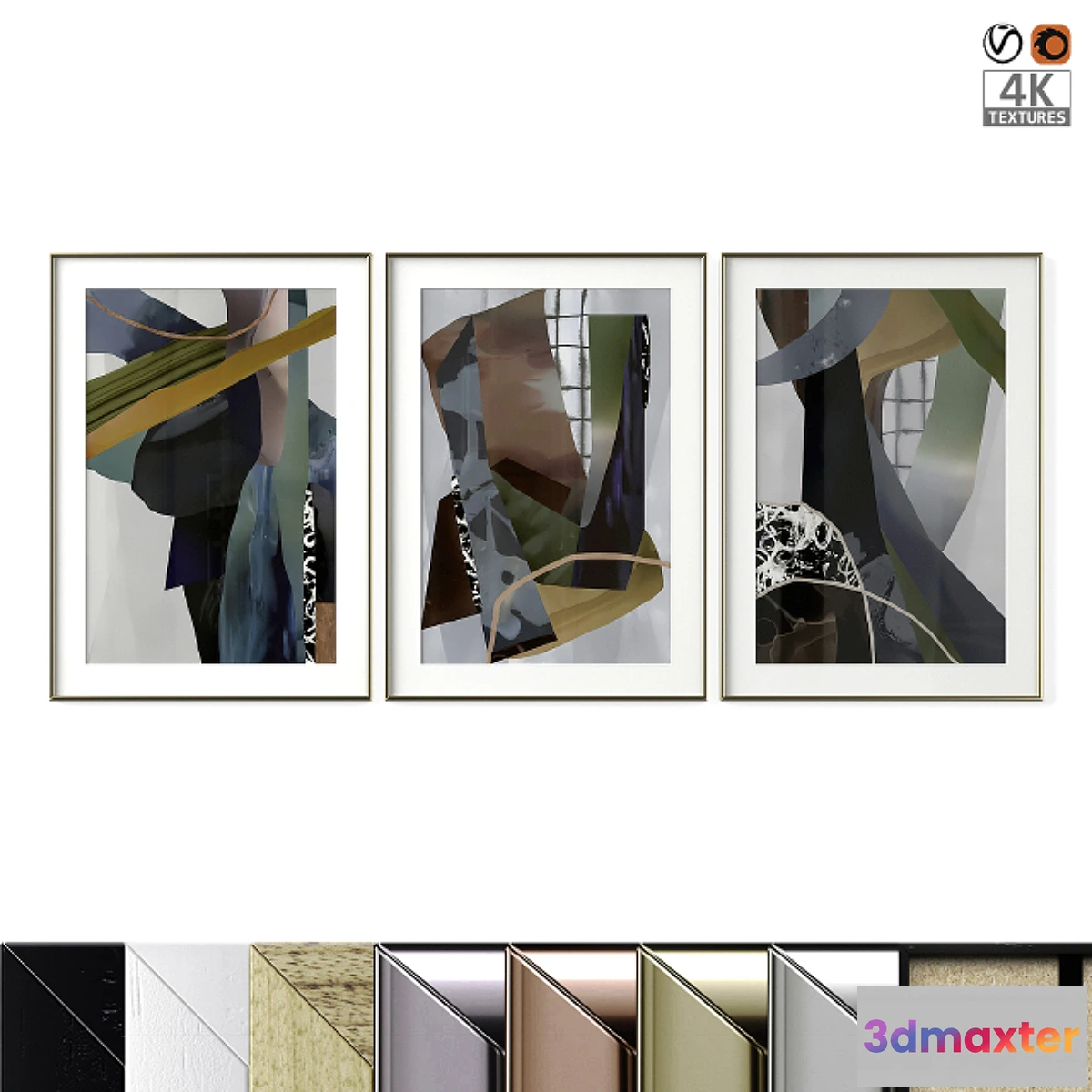 1458982 - Abstract Posters Set 10 3D Max