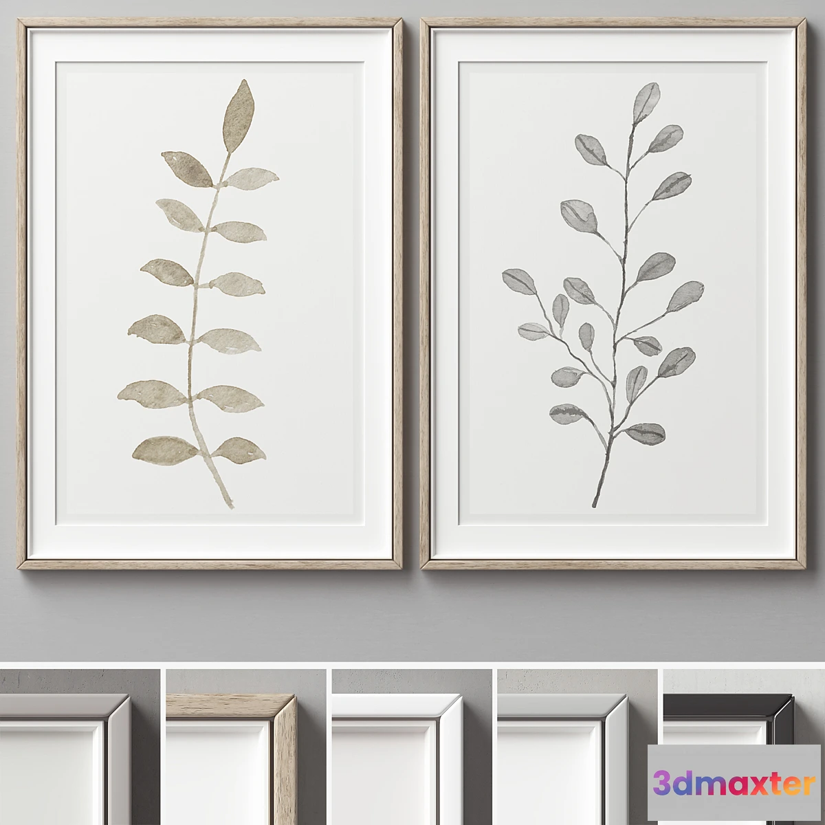 1460694 - Picture Frames Set -298 3D Max