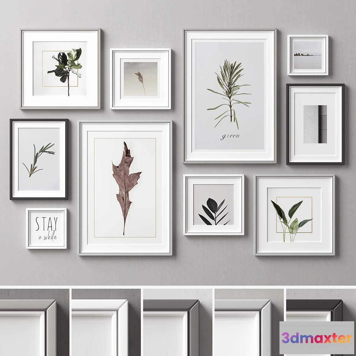 1462940 - Picture Frames Set -181 3D Max