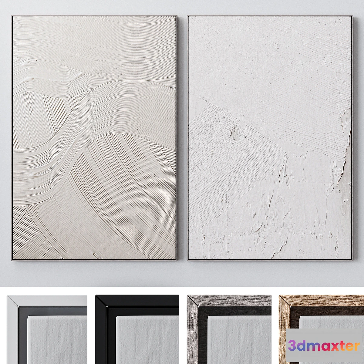 1464580 - Set of large wall paintings 1893 3D Max