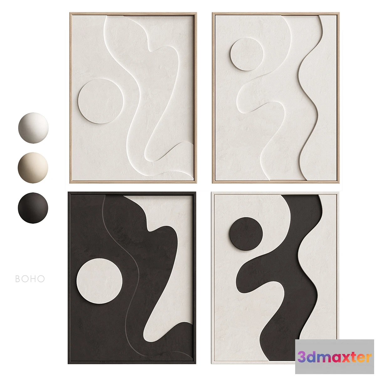 1466116 - 3DArt Relief Boho NG1 3D Max