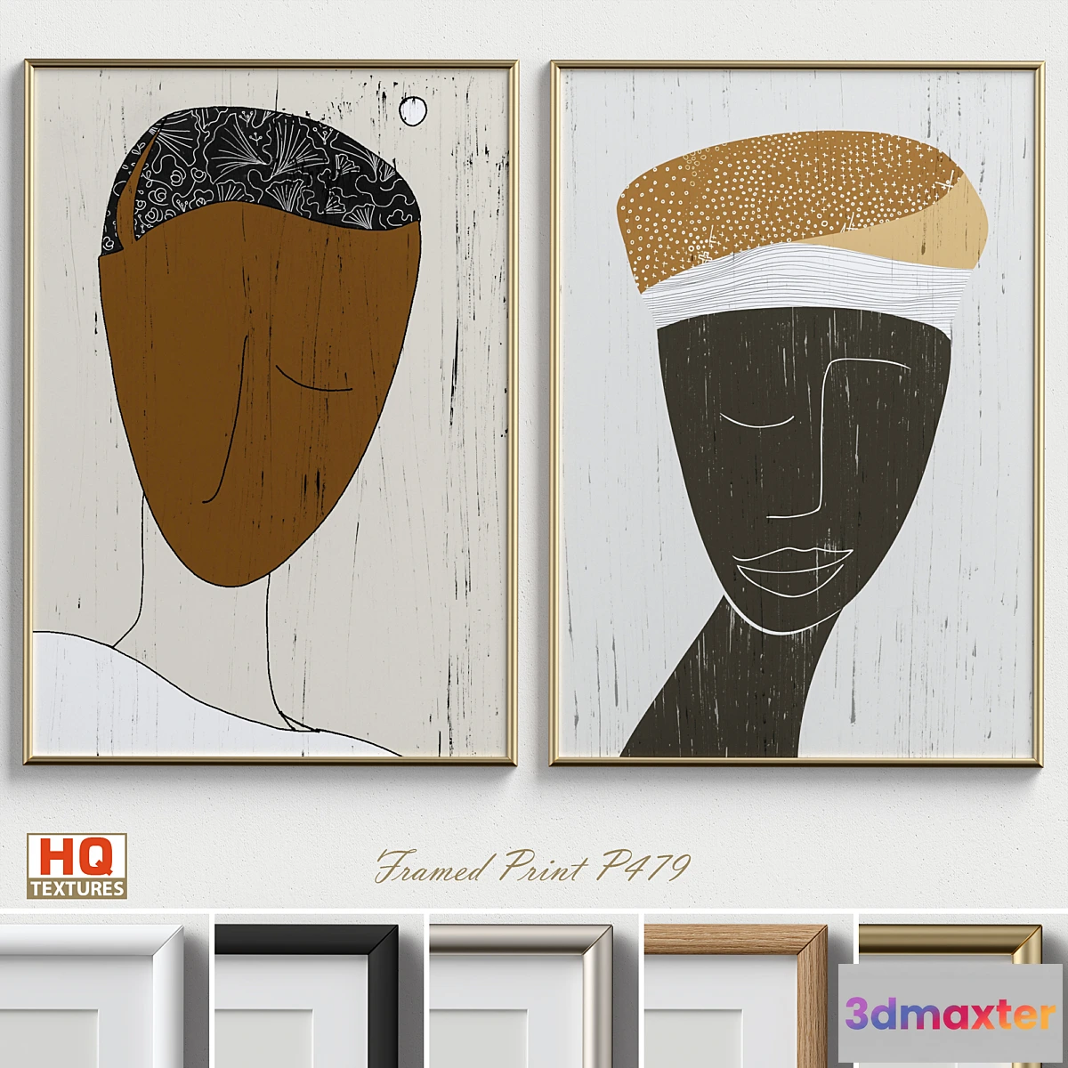 1471424 - Framed Print P-479 3D Max