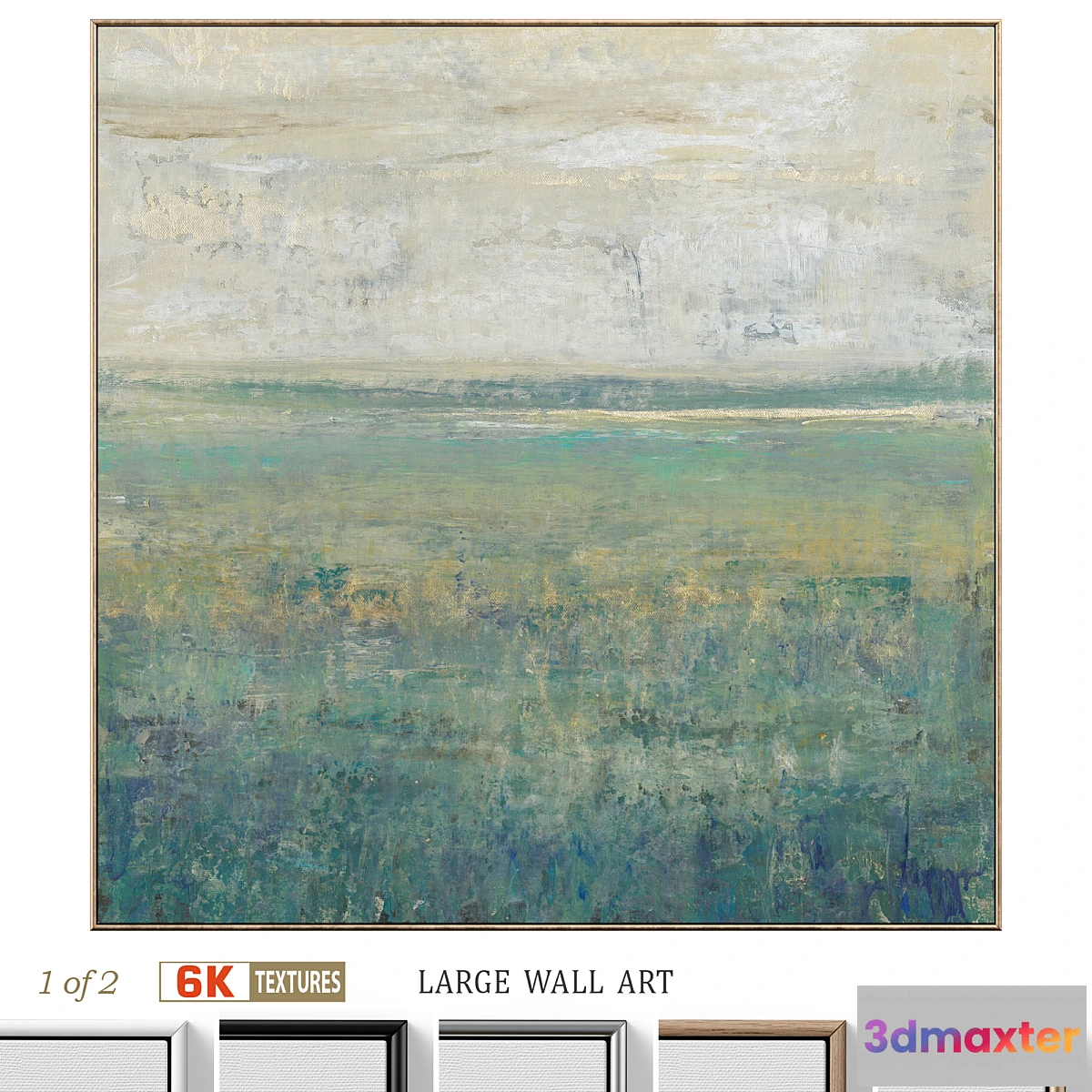 1472268 - Accent Large Abstract Textural Wall Art C-1040 3D Max