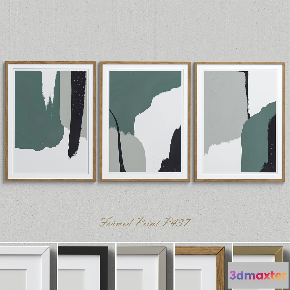 1473684 - Framed Print P-437 3D Max