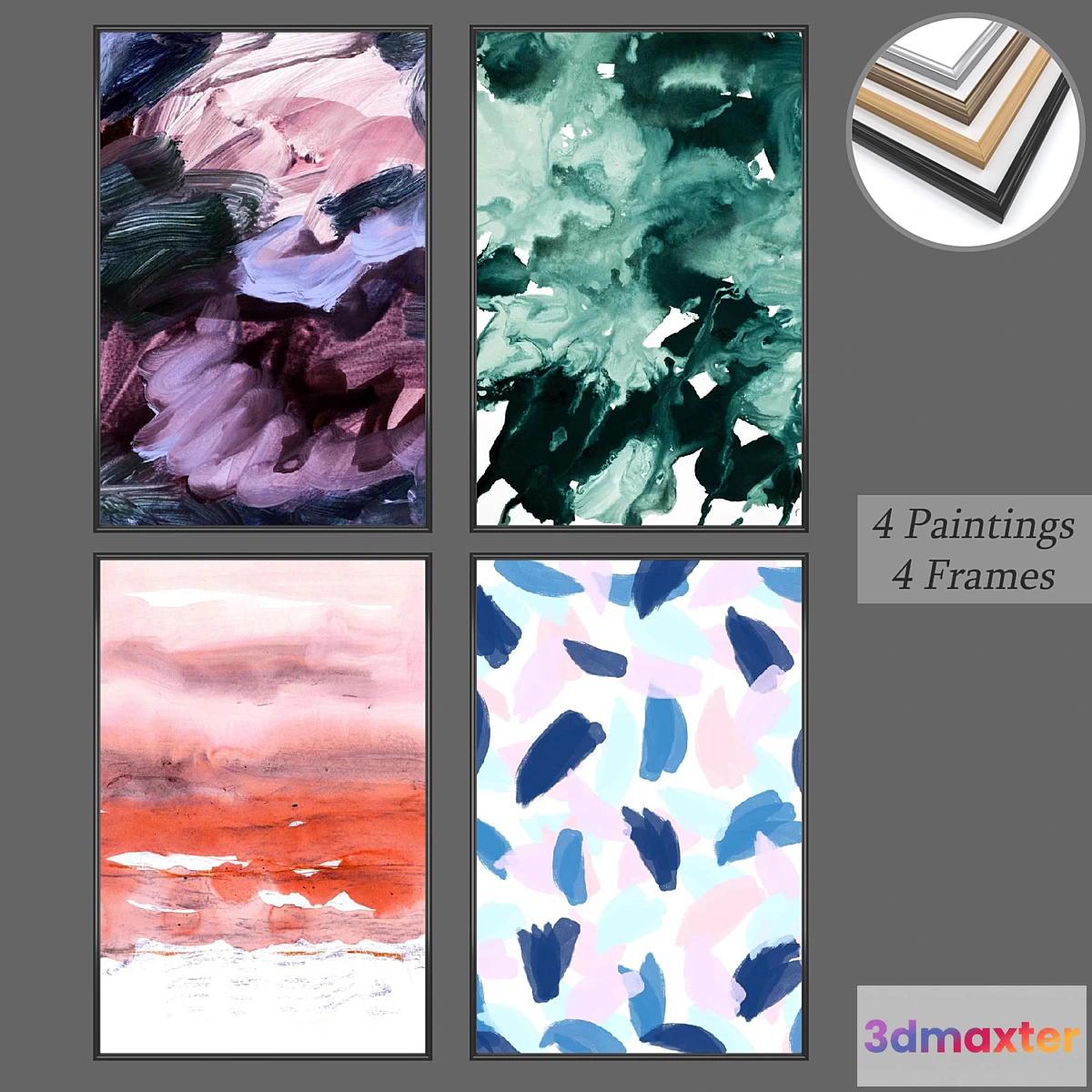 1473830 - Set from wall paintings No 598 3D Max