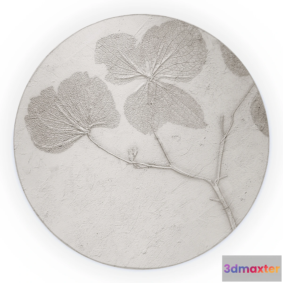 1474992 - 144 Flower plaster panel 3D Max