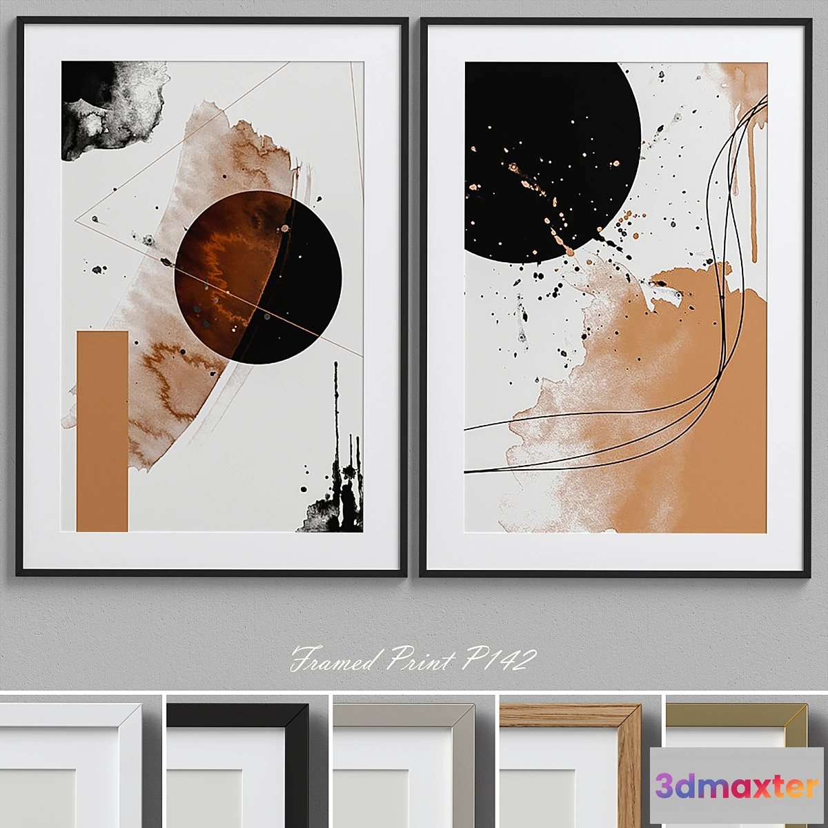 1475046 - Framed Print P-142 3D Max