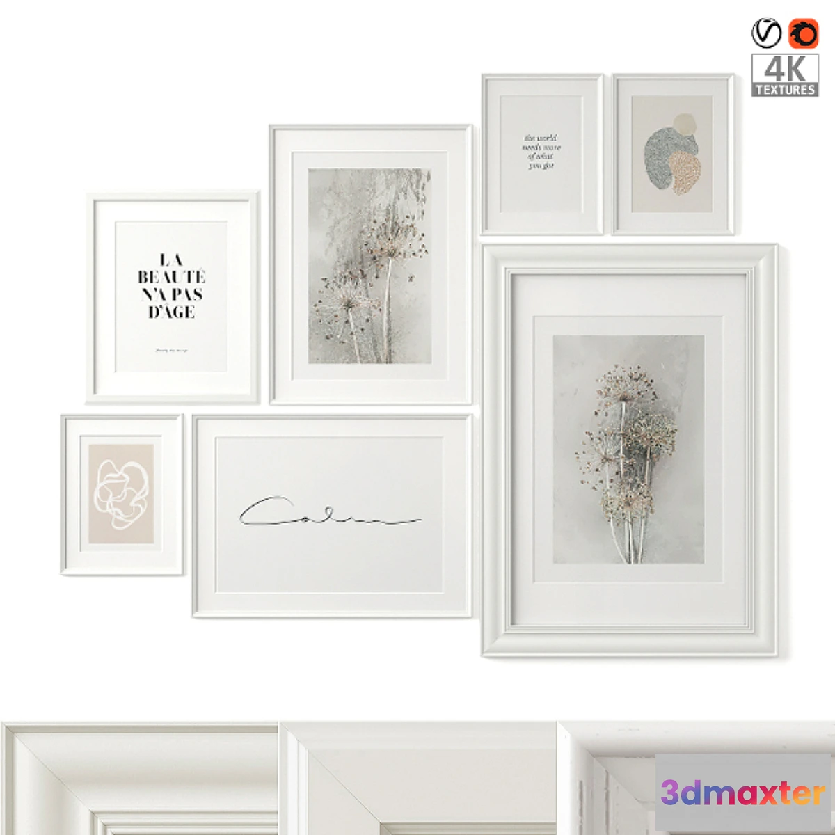 1476480 - IKEA Poster Set 16 3D Max