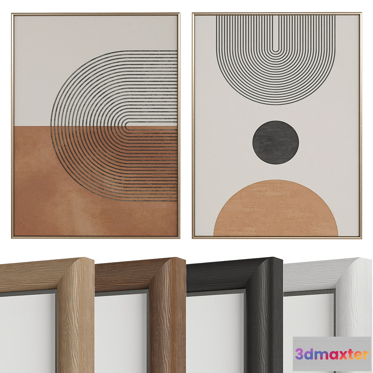 1477522 - Minimalist Abstract Painting №132 3D Max