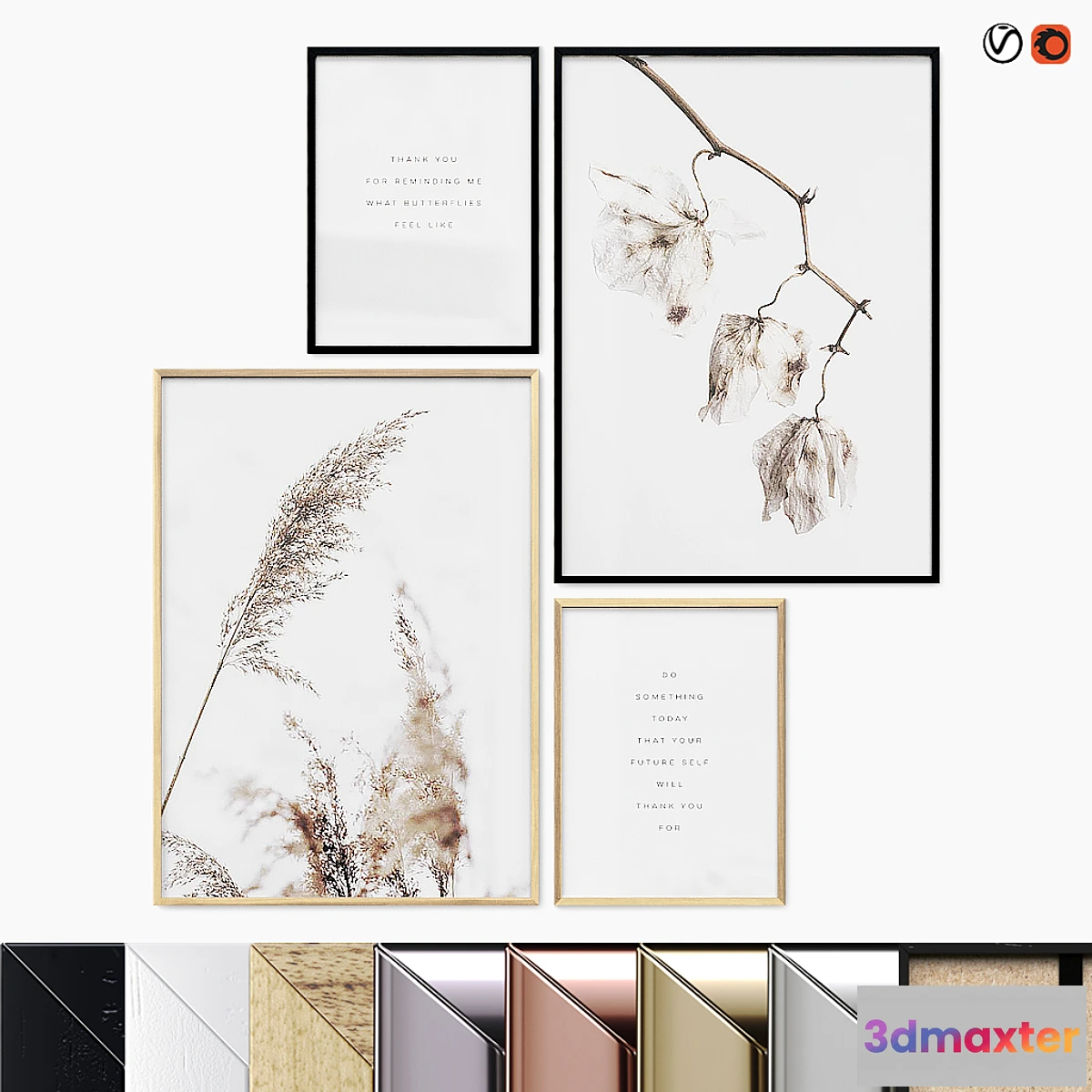 1477634 - Poster Set “You Future Self” 3D Max