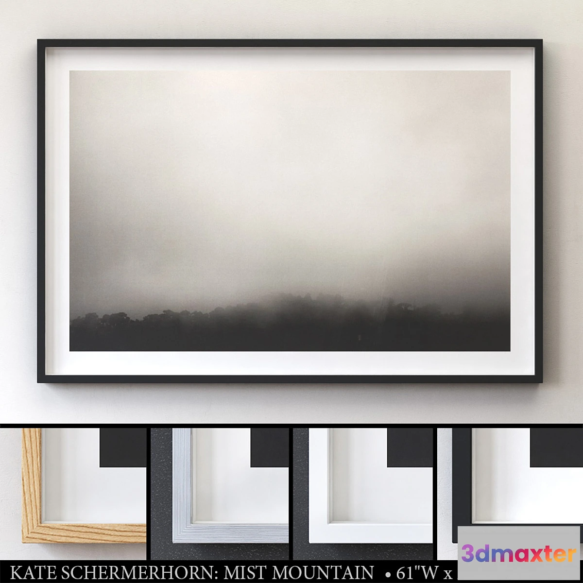 1477854 - KATE SCHERMERHORN MIST MOUNTAIN 3D Max