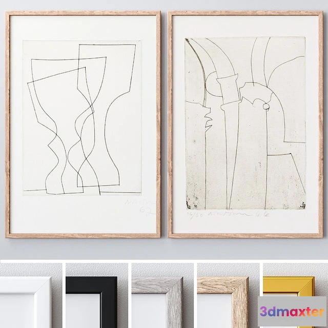 1544341 - Photo Frames Set 881 3D Max