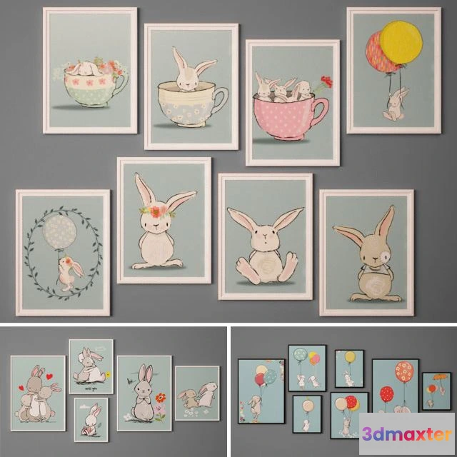 1550929 - Collection of paintings-33 3D Max