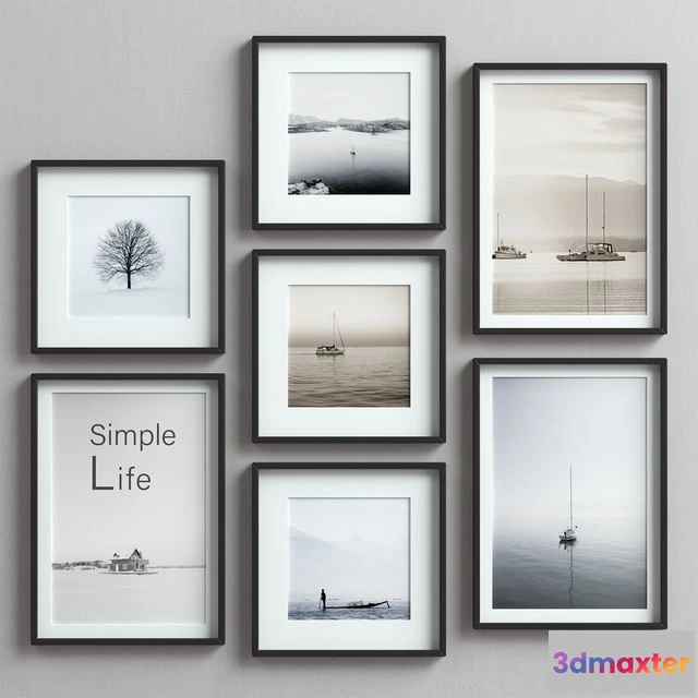 1559707 - Picture Frames Set-71 3D Max