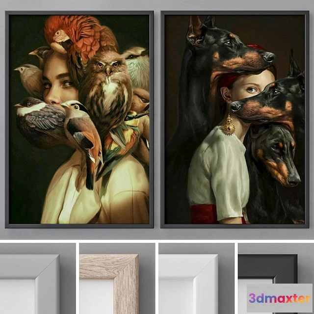 1566796 - Photo Frames Set 579 3D Max