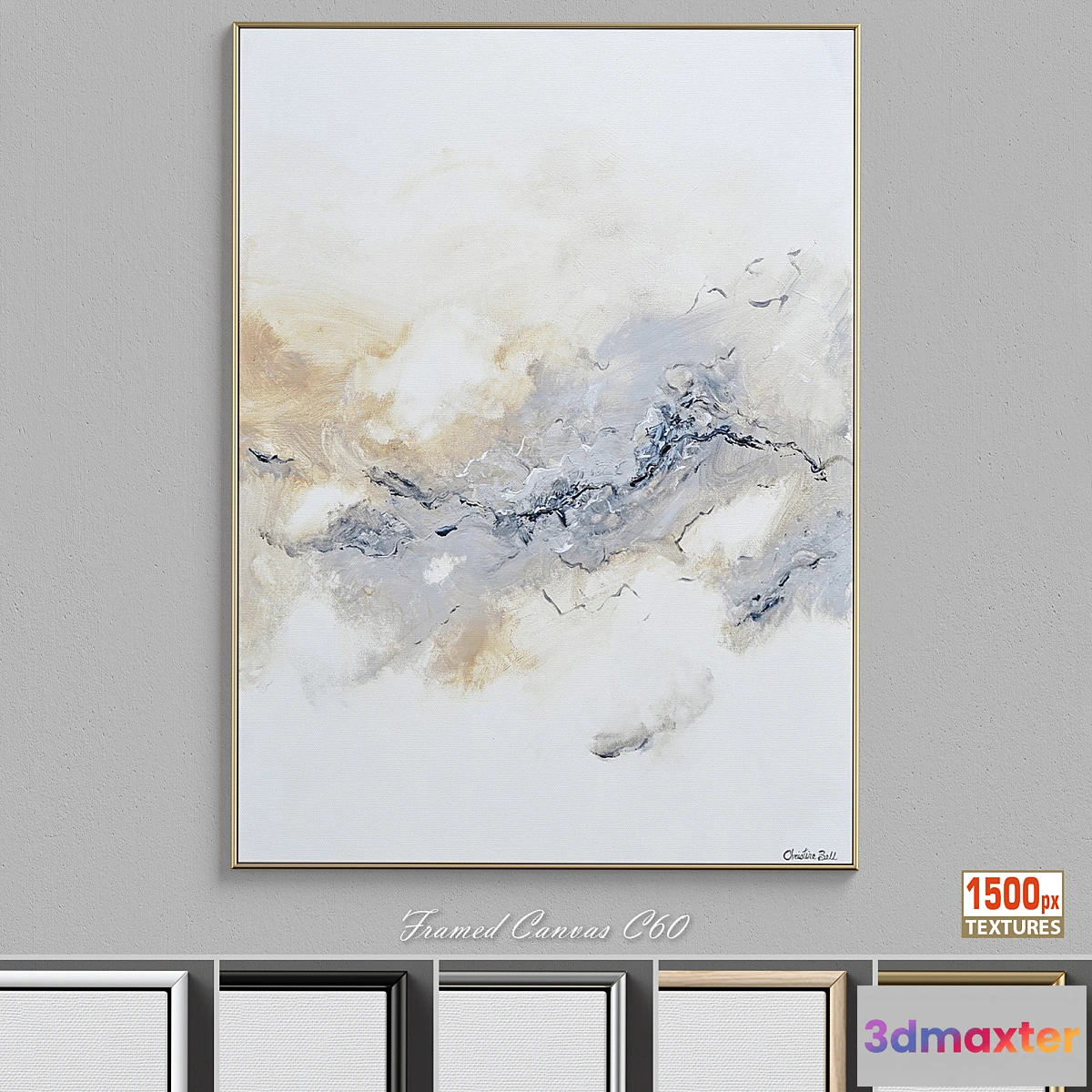 549335 - Christine Bell Abstract Wall Art C-60