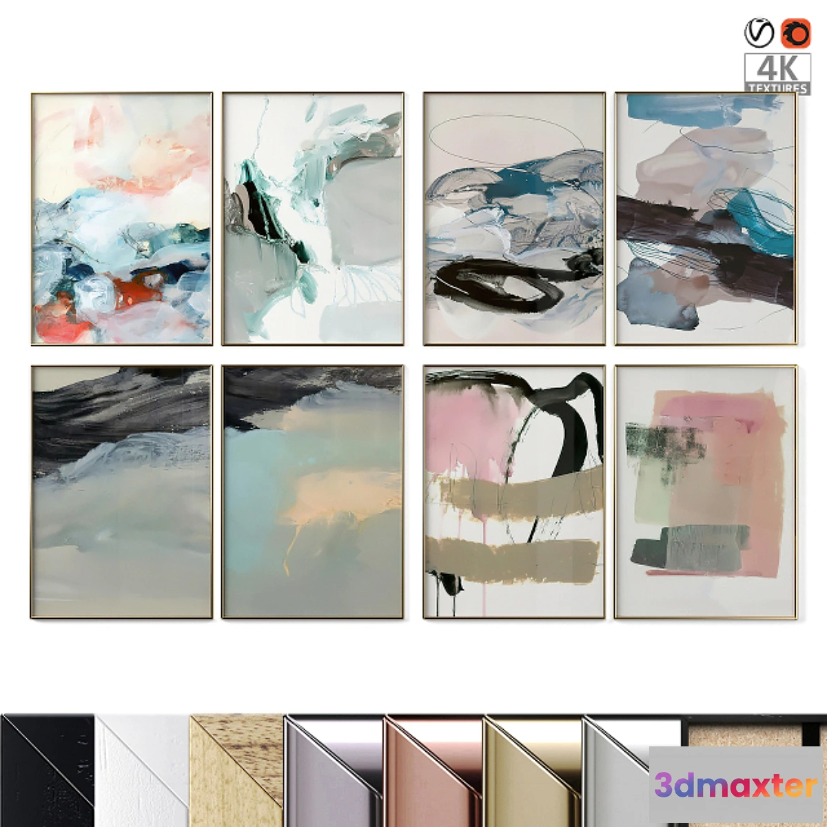 549513 - Poster Set “Abstract Painting”