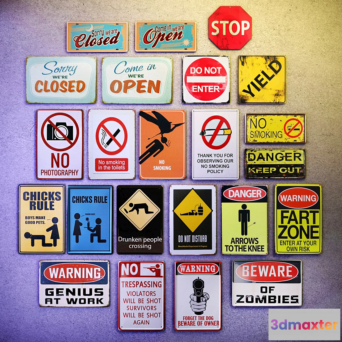 580888 - Metal decorative plate - a collection №5. Information