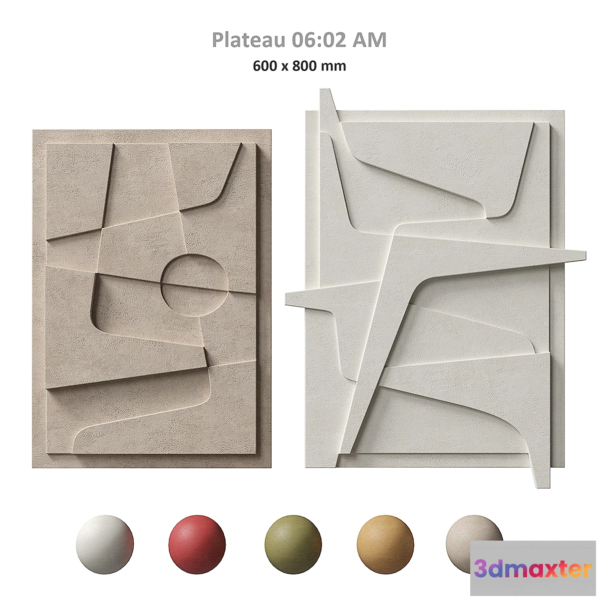 595007 - Atelier Plateau. Relief set 13