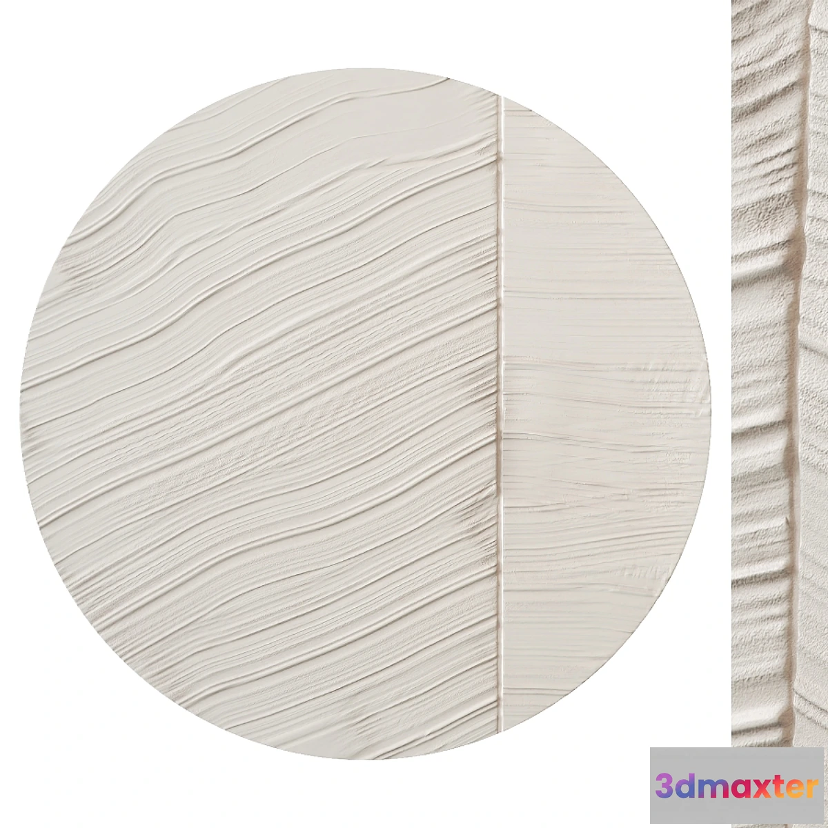 619247 - Round abstract plaster painting